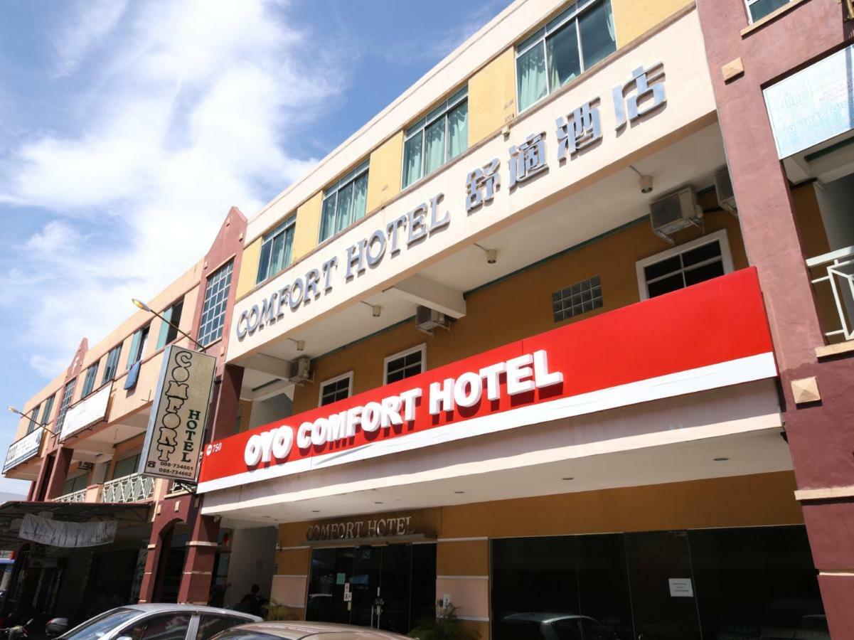 Oyo 750 Comfort Hotel Кота-Кинабалу Экстерьер фото